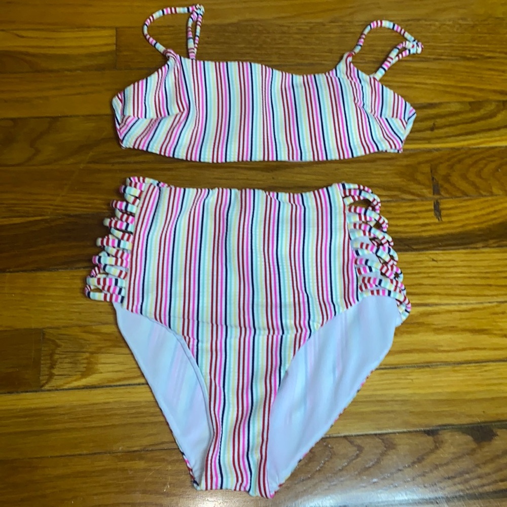 Tillys High Waisted Bathing Suit Set